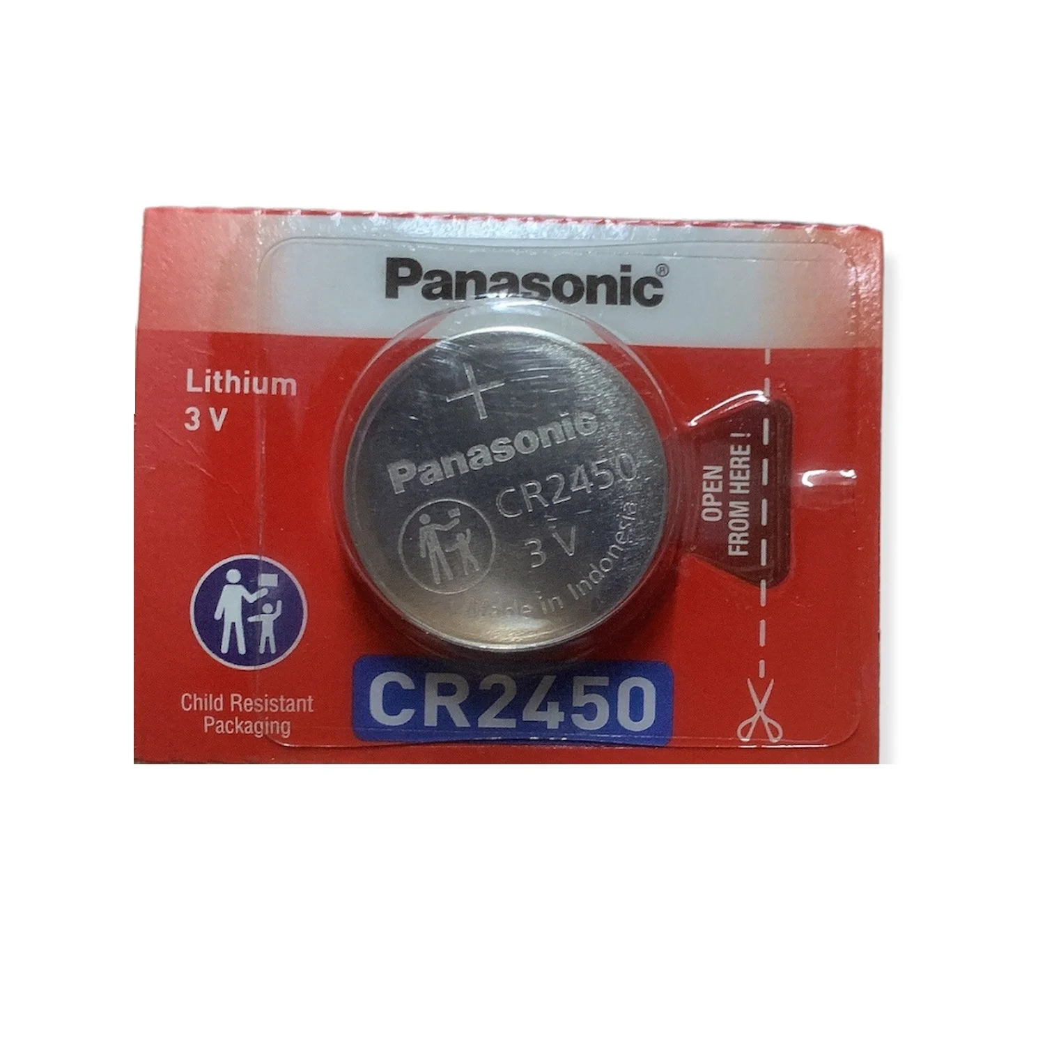Pin Cúc CR2450 Panasonic 3V Lithium